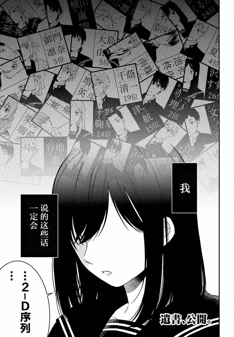 遗书、公开漫画,第20话声讨1图