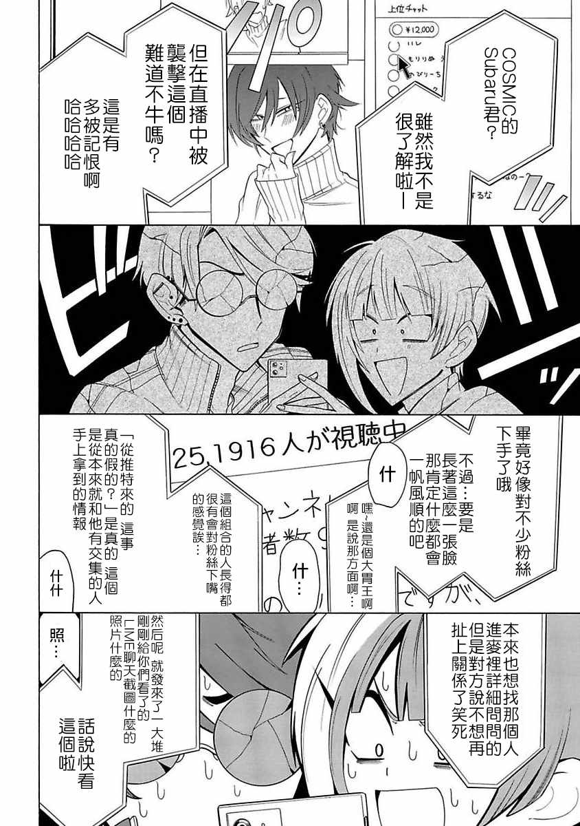 过激恋黏著兽~因为想成为网络配信者的女朋友~漫画,第11话一直都在画面中2图