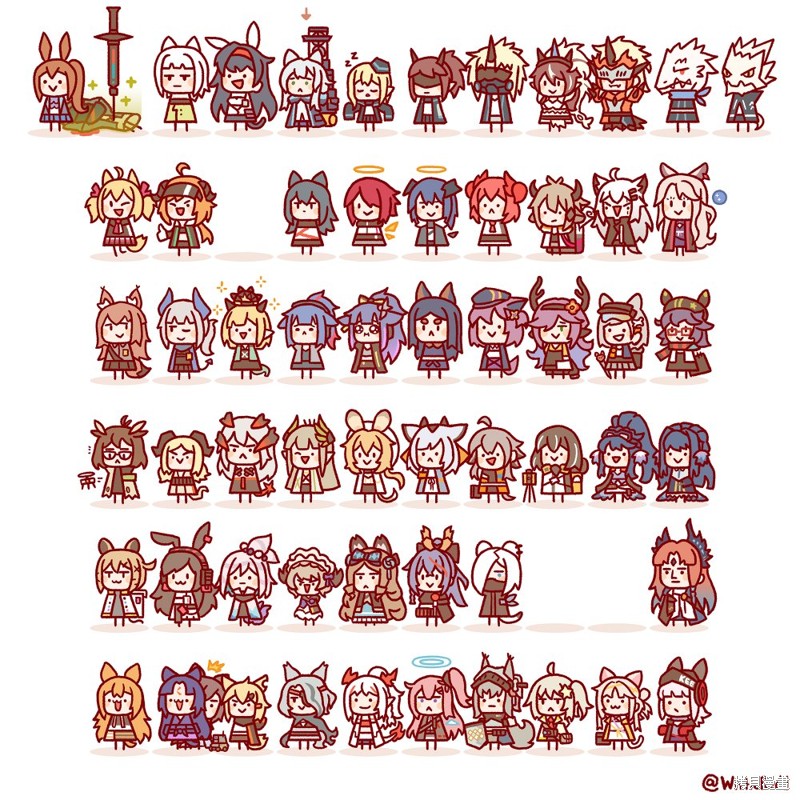 WittleRedd作品集漫画,成群结队74图