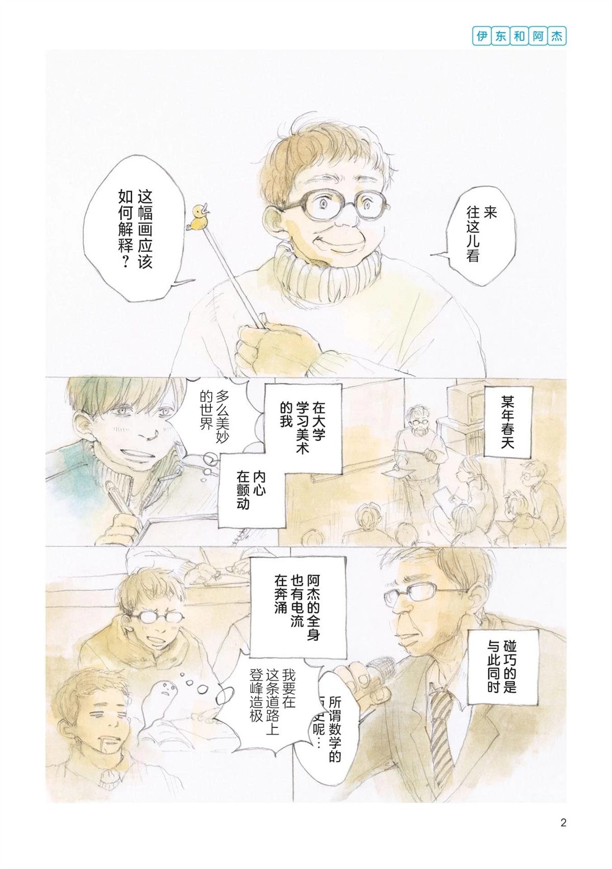 美术生伊东的青春漫画,第1话4图
